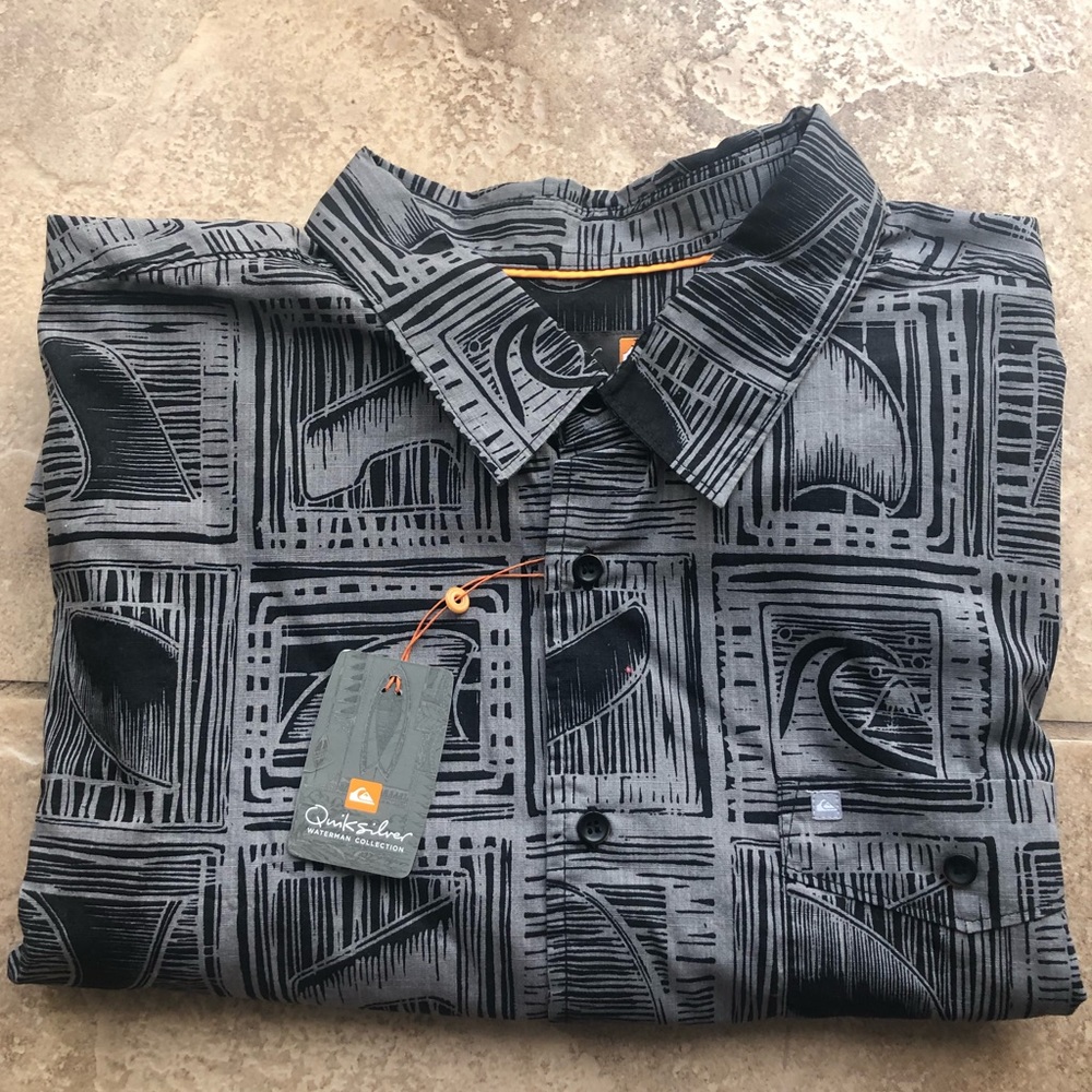 NWT QUICKSILVER Waterman Collection LS Shirt XXL